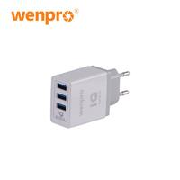 3 power IQ ports charger plug white OEM EU/US plug OH6-3U