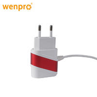2.1A Dual USB Metal Alloy Home Travel AC Wall Power Charger Adapter EU Plug