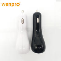 WPCG-02 Car Charger, Flush Fit Dual Port USB Car Charger with 24W/4.8A Output