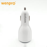 WPCG-04 Samsung Galaxy S8+ Accessory Kit, 2 in 1 Quick Charge DUAL USB Car Charger USB Data Fast Charging Cable WHITE